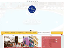 Tablet Screenshot of hotelbahiacartagena.com